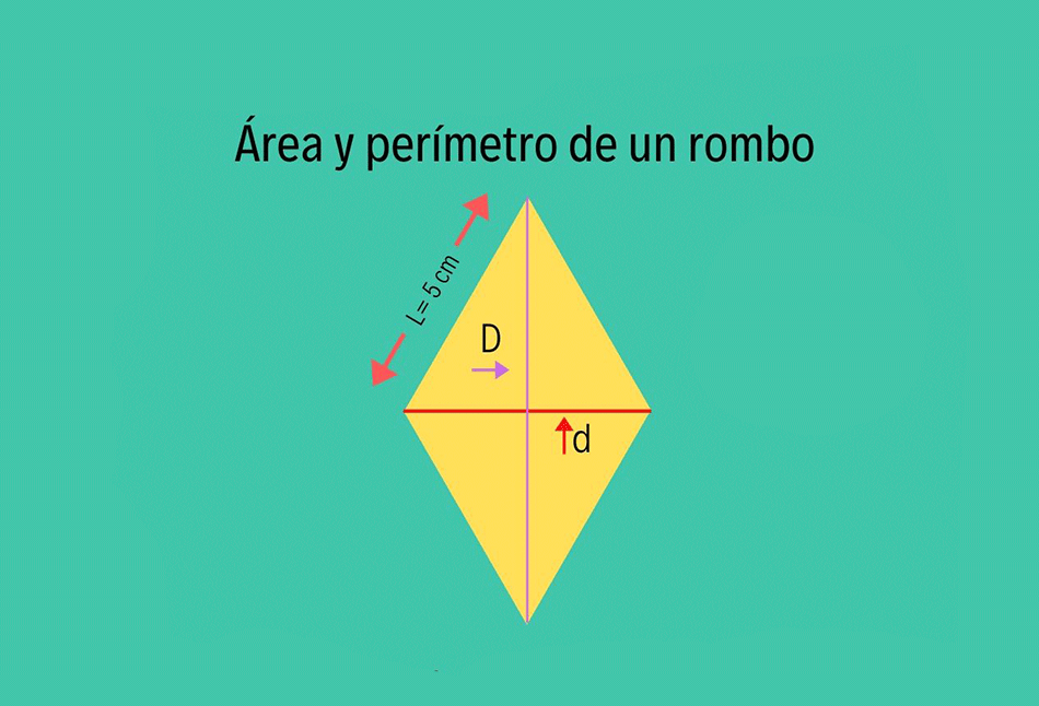 área y perímetro de un paralelogramo