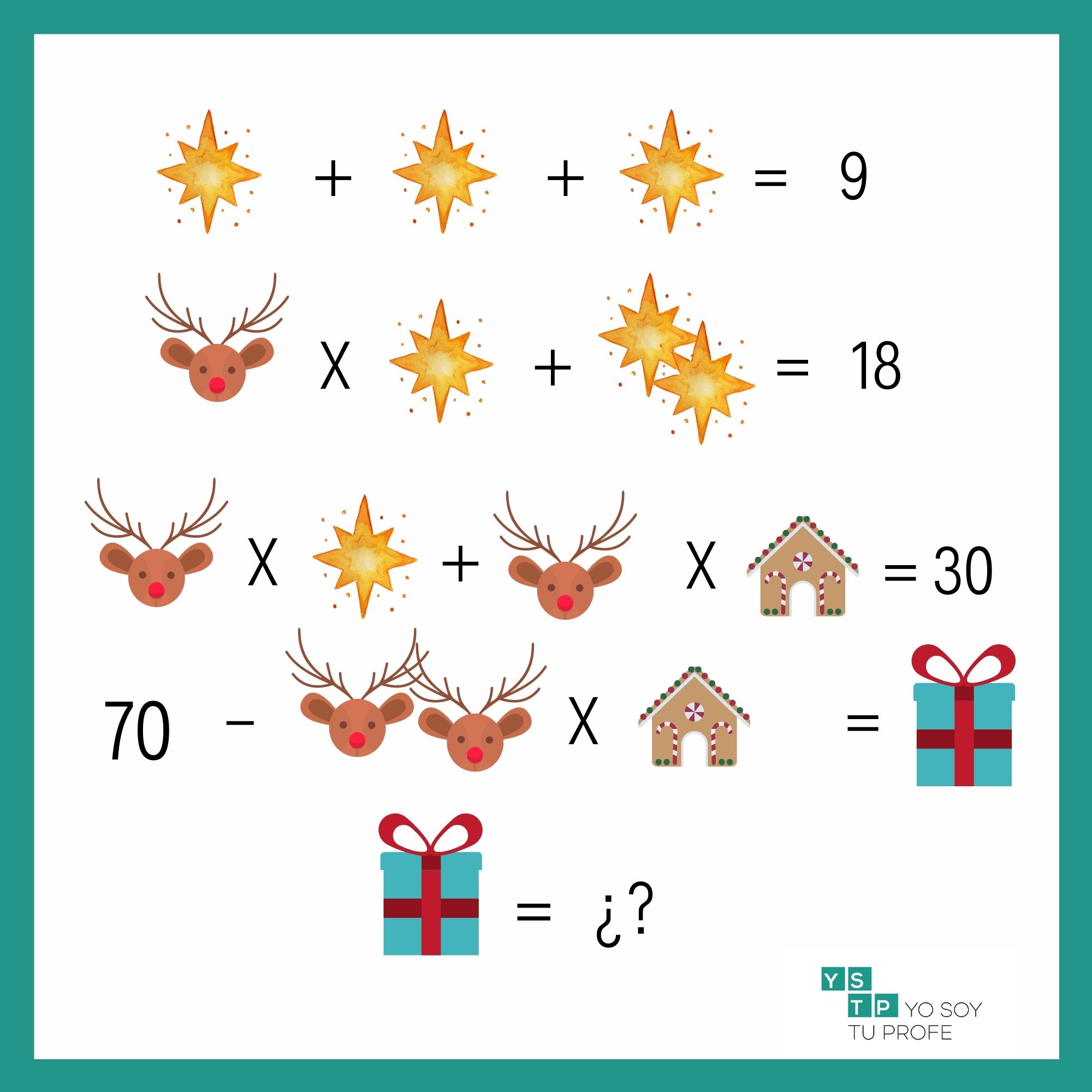 5 acertijos matemáticos navideños para pasártelo en grande yo soy tu