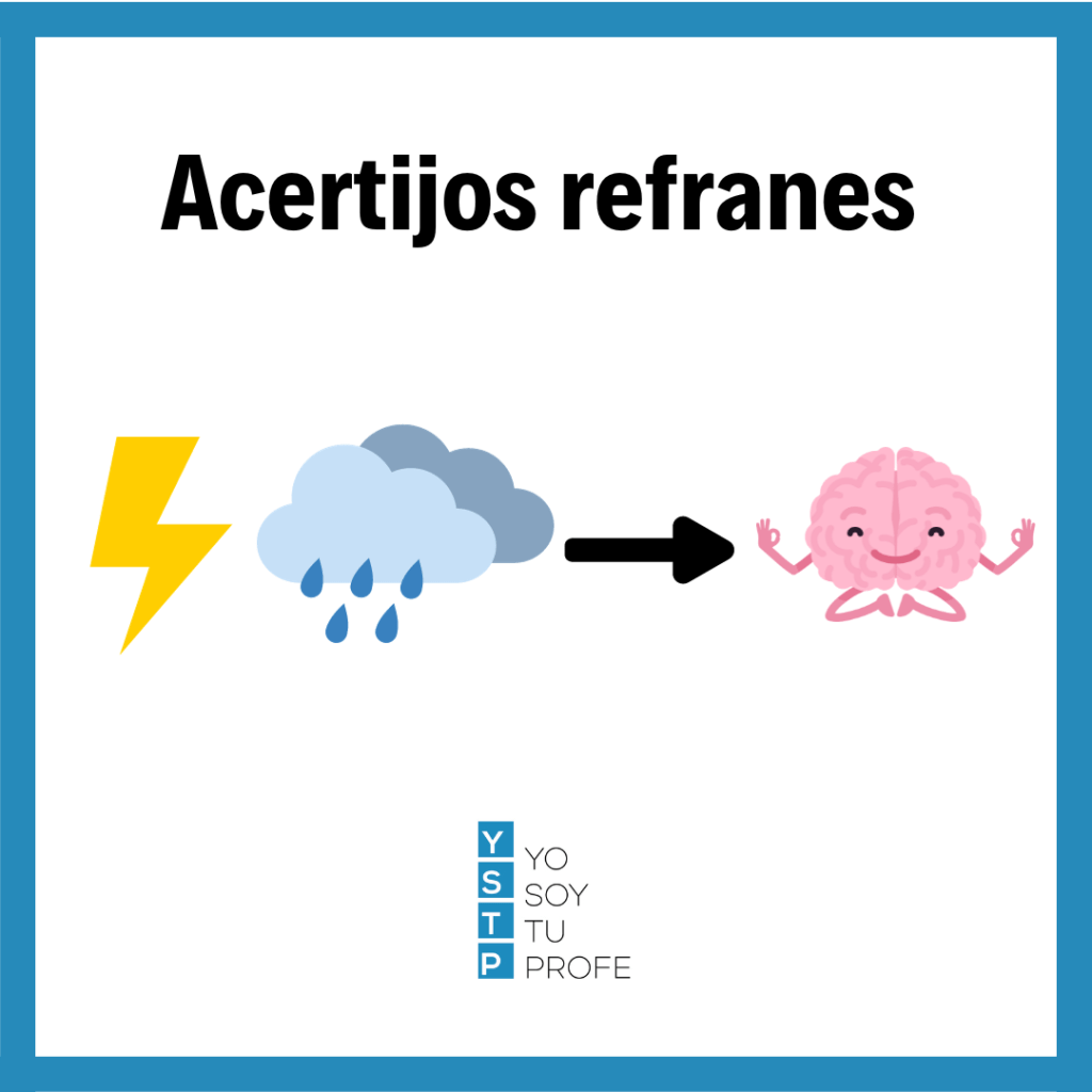 acertijos con emoticonos sobre refranes