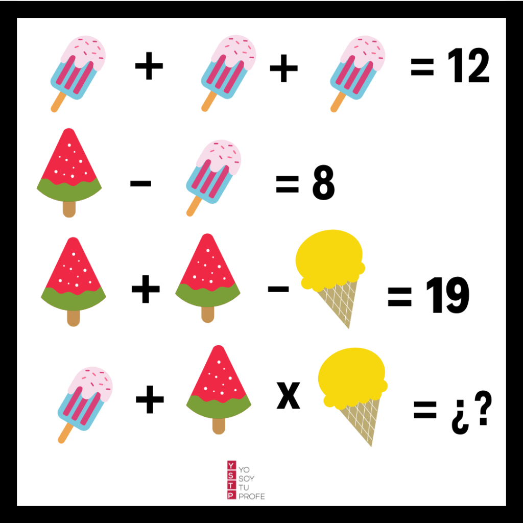 reto de los helados