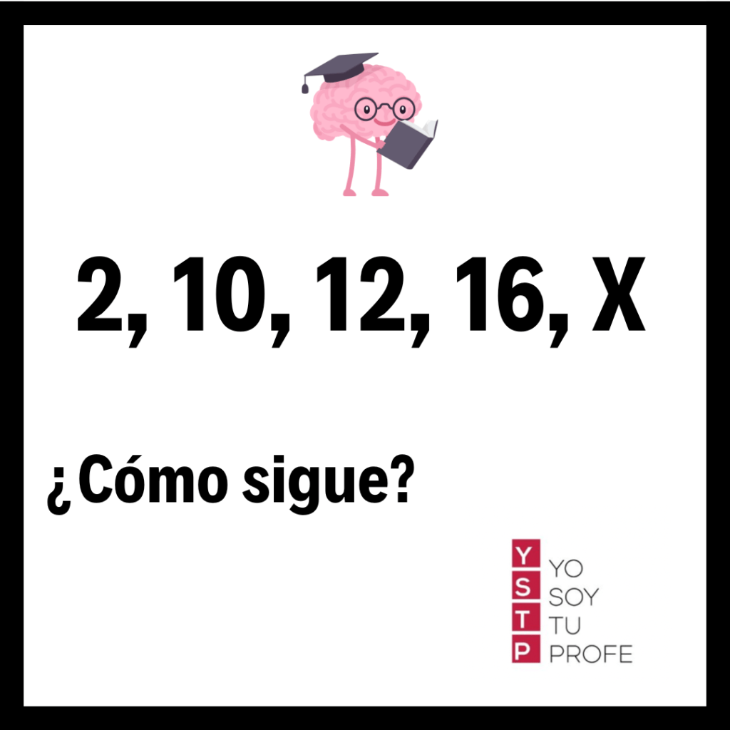 continuar la secuencia numérica