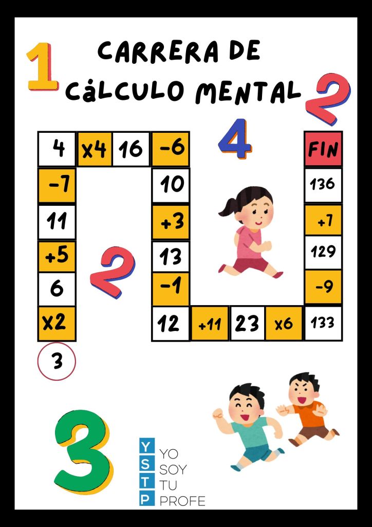 carrera de calculo mental