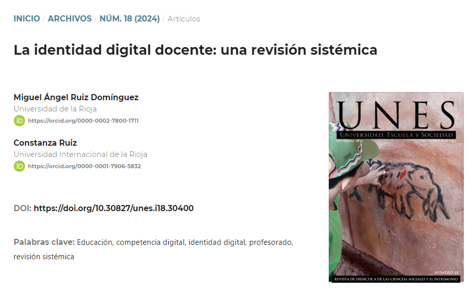 identidad digital docente