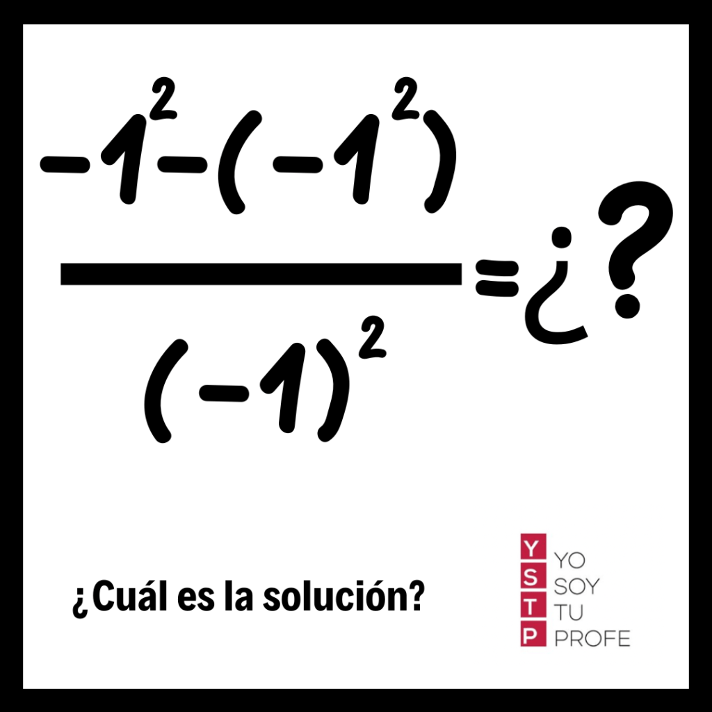 1 elevado al cuadrado