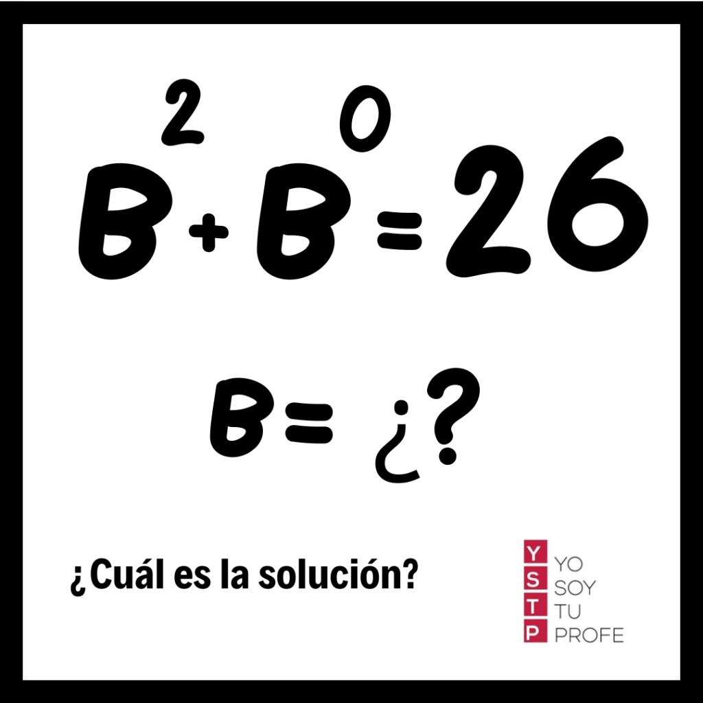 operación con exponentes