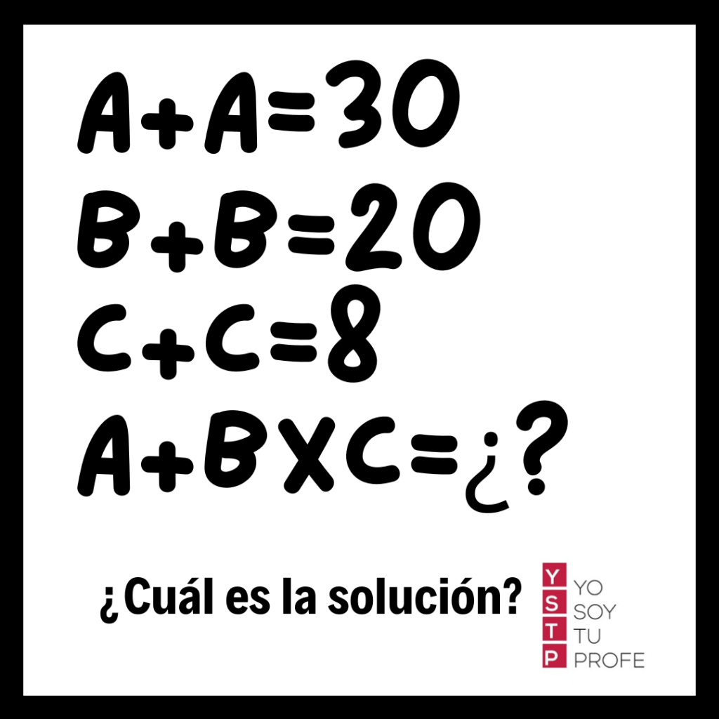 operación con A