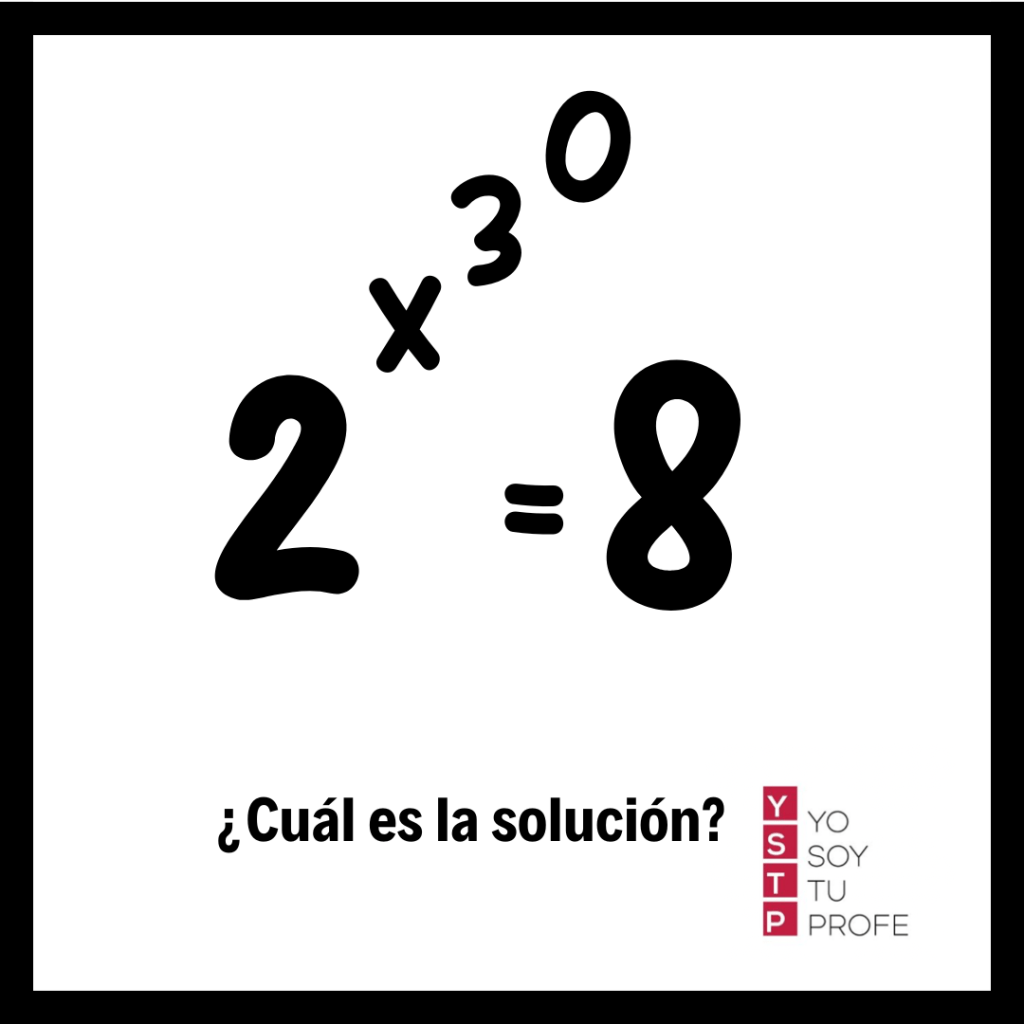 ecuación exponencial