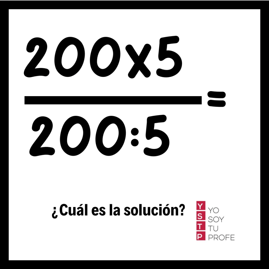 operación aparentemente sencilla