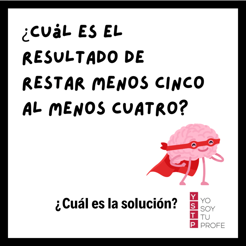 restar menos cinco